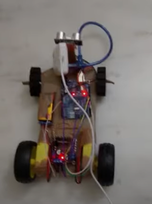 Obstacle avoiding robot
